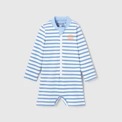 Jacadi Other Accessories|Swimwear|Baby boy anti-UV swimsuit White/Blue
