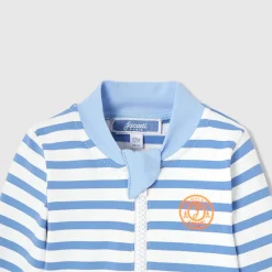 Jacadi Other Accessories|Swimwear|Baby boy anti-UV swimsuit White/Blue