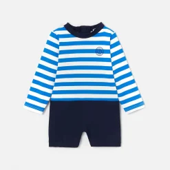 Jacadi Other Accessories|Swimwear|Baby boy anti-UV swimsuit White/Blue