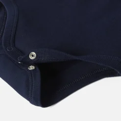 Jacadi Bodysuits|Baby boy bodysuit with Oxford collar Jacadi Navy