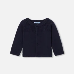 Jacadi Jumpers, Sweatshirts And Cardigans|Baby boy cardigan Light navy