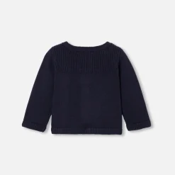 Jacadi Jumpers, Sweatshirts And Cardigans|Baby boy cardigan Light navy