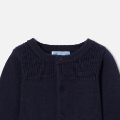 Jacadi Jumpers, Sweatshirts And Cardigans|Baby boy cardigan Light navy