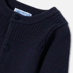 Jacadi Jumpers, Sweatshirts And Cardigans|Baby boy cardigan Light navy