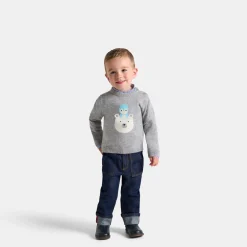 Jacadi Sweaters, Sweatshirts And Cardigans|Baby boy cashmere sweater Jacadi light Heather Grey