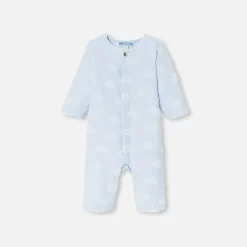 Jacadi Bloomers, Overalls And Sets|Baby boy cloud jumpsuit Pale blue
