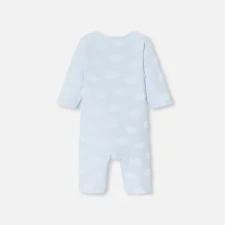 Jacadi Bloomers, Overalls And Sets|Baby boy cloud jumpsuit Pale blue