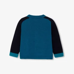 Jacadi Sweaters, Sweatshirts And Cardigans|Baby boy color block cardigan Jacadi Navy