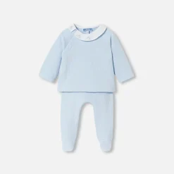 Jacadi Bloomers, Overalls And Sets|Baby boy comfort set Pale blue