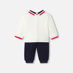 Jacadi Bloomers, Overalls And Sets|Baby boy comfort set White/Blue