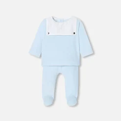 Jacadi Bloomers, Overalls And Sets|Baby boy comfort set Pale blue