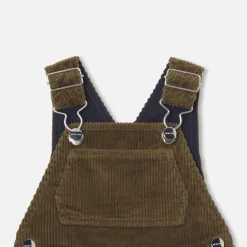 Jacadi Bloomers, Overalls And Onesies|Baby boy corduroy overalls Bronze