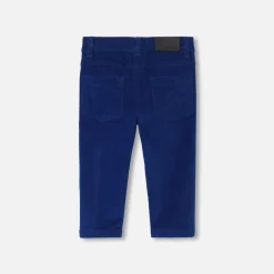 Jacadi Pants And Shorts|Baby boy corduroy pants Dark Blue