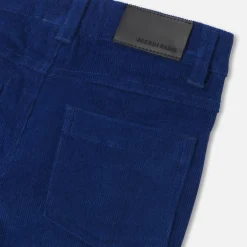 Jacadi Pants And Shorts|Baby boy corduroy pants Dark Blue