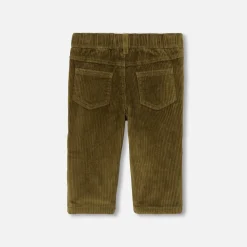 Jacadi Pants And Shorts|Baby boy corduroy pants Bronze