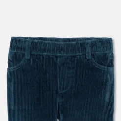 Jacadi Pants And Shorts|Baby boy corduroy pants Ink blue