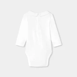 Jacadi Bodysuits|Baby boy cotton bodysuit Jacadi White