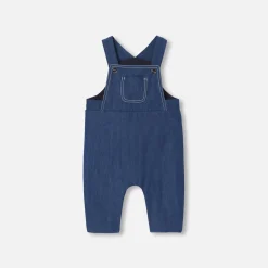 Jacadi Bloomers, Overalls And Sets|Baby boy denim overalls Dark Denim