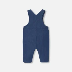 Jacadi Bloomers, Overalls And Sets|Baby boy denim overalls Dark Denim