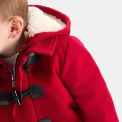 Jacadi Coats And Outerwear|Toddler Coats & Puffer Jackets|Baby boy duffle coat Dark Red
