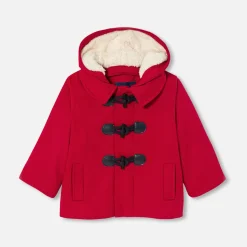 Jacadi Coats And Outerwear|Toddler Coats & Puffer Jackets|Baby boy duffle coat Dark Red