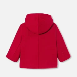 Jacadi Coats And Outerwear|Toddler Coats & Puffer Jackets|Baby boy duffle coat Dark Red