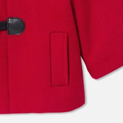 Jacadi Coats And Outerwear|Toddler Coats & Puffer Jackets|Baby boy duffle coat Dark Red