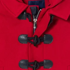 Jacadi Coats And Outerwear|Toddler Coats & Puffer Jackets|Baby boy duffle coat Dark Red