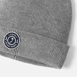 Jacadi Other Accessories|Beanies Scarves And Gloves|Baby boy fleece-lined hat Jacadi light Heather Grey
