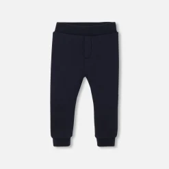Jacadi Bloomers, Overalls And Onesies|Baby boy fleece set White/Navy