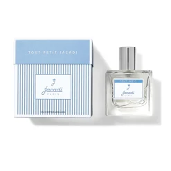 Jacadi Skincare And Scented Waters|Bath Towels And Bath Capes|Baby Boy fragrance 50 ml White/Blue