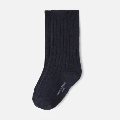 Jacadi Socks And Booties|Accessories|Baby boy high socks Jacadi Navy