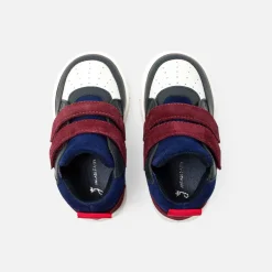 Jacadi Sneakers|Baby boy high-top sneakers Blue/Red