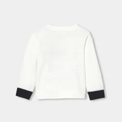 Jacadi Sweaters, Sweatshirts And Cardigans|Baby boy knitted sweater Jacadi soft white