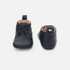 Jacadi Slippers|Soft Leather Slippers|Baby boy leather slippers Jacadi Navy