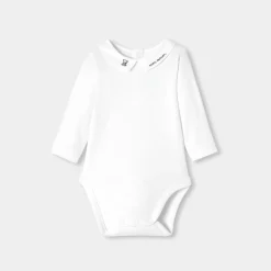Jacadi Bodysuits|Baby boy long sleeve bodysuit Jacadi White