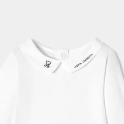 Jacadi Bodysuits|Baby boy long sleeve bodysuit Jacadi White