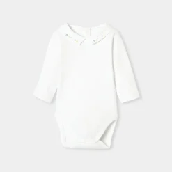 Jacadi Bodysuits|Baby boy long sleeve bodysuit Jacadi White