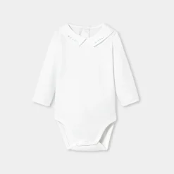 Jacadi Bodysuits|Baby boy long sleeve bodysuit Jacadi White