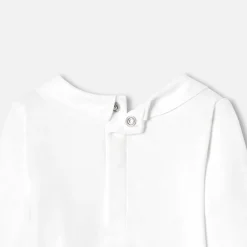 Jacadi Bodysuits|Baby boy long sleeve bodysuit Jacadi White
