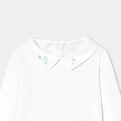 Jacadi Bodysuits|Baby boy long sleeve bodysuit Jacadi White