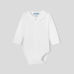 Jacadi Bodysuits|Baby boy long sleeves bodysuit Jacadi White