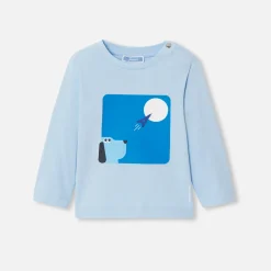 Jacadi Polos And T-Shirts|Baby boy long sleeve T-shirt Jacadi Light blue