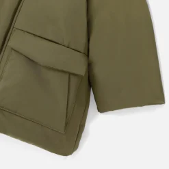 Jacadi Coats And Outerwear|Toddler Coats & Puffer Jackets|Baby boy nylon coat Khaki