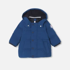 Jacadi Coats And Outerwear|Toddler Coats & Puffer Jackets|Baby boy nylon parka Navy blue