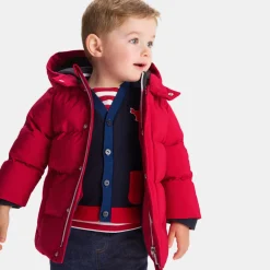 Jacadi Coats And Outerwear|Toddler Coats & Puffer Jackets|Baby boy nylon parka Brick red