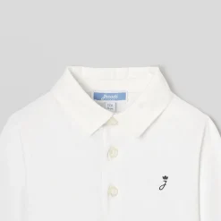 Jacadi Bodysuits|Baby boy Oxford collar bodysuit Jacadi White