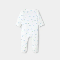 Jacadi Pajamas|Baby boy pajamas in interlock White/Multicolour
