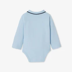 Jacadi Bodysuits|Baby boy polo bodysuit Jacadi Light blue