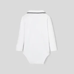 Jacadi Bodysuits|Baby boy polo bodysuit Jacadi White
